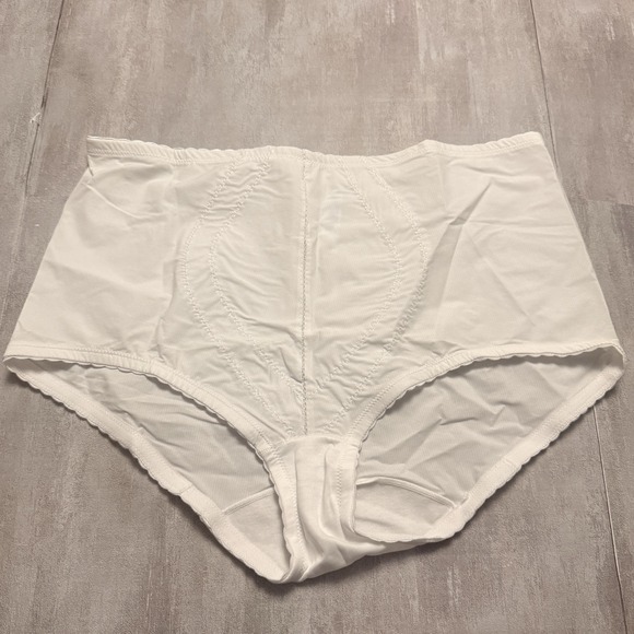 New Vtg Playtex‎ I Can't Believe Its A Girdle Firm Control Brief #2628 White 5X